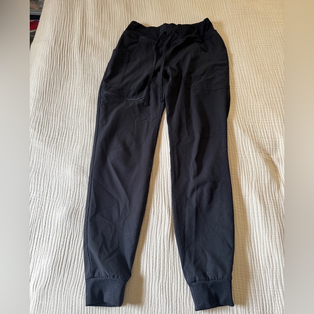Black Athletic Jogger Pants